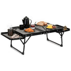 Campingtafel - Vouwtafel - Inklapbaar - Opvouwbaar - 89x40x27 cm - Zwart