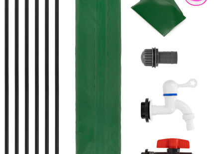 Regenton - Regenwatertank - Opvouwbaar - Met Kraan - 2 Kranen - 250 L