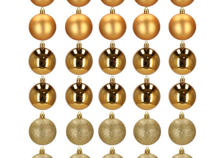 Kerstballen | 30 Stuks | 6 cm | Goud