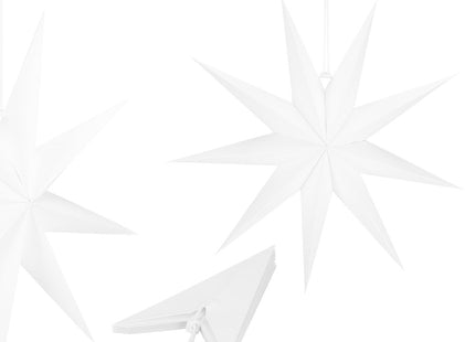Kerst Ster | Papier | Opvouwbaar | 60 cm | Wit