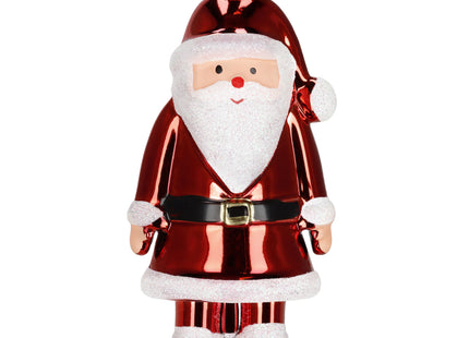 Kersthanger | Kerstman | Kerstboomhanger | Wit | Rood | Kunststof | 12 cm