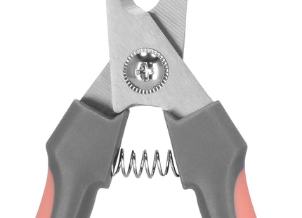 Nagelknipper met Vijl - Huisdieren - RVS - Grijs/Roze