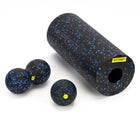 Massageset | Foamroller | Massagebal | Peanut Ball  | Hoes | Triggerpoint Bal | Blauw/Zwart