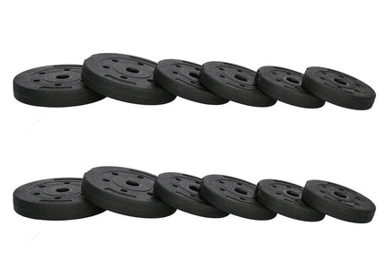 Dumbbell Set | 20 kg | Zwart/Rood