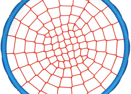 Nestschommel | Kinderschommel | Ø120 CM | Max 200 KG | Blauw/Rood