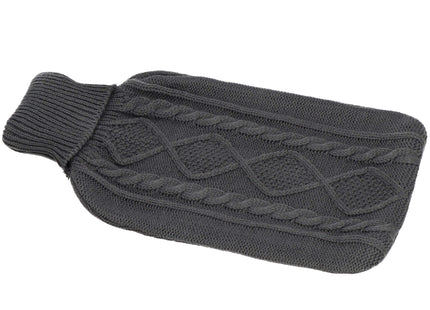 Warmwaterkruik- Sweater -Hoes - 2L - Inhoud - Pijnverlichting- Ontspanning -Grijs