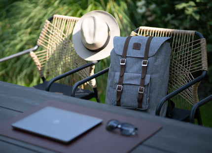 Baltan Rugzak - Backpack - Kopia - Grijs - Bruin