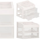 Organizer | Organizer Bakjes | Cosmetica Organizer | Wit / Transparant