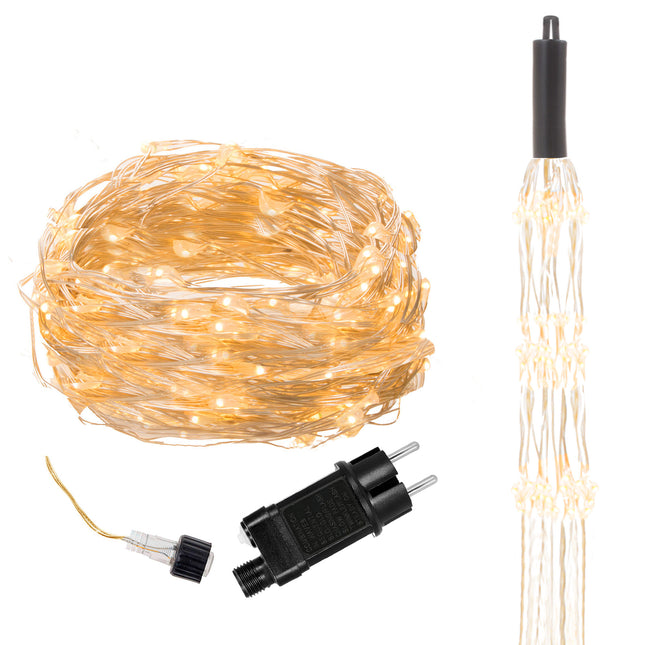 Kerstverlichting - Kerstboomverlichting - Engelenhaar - 300 LED - Warm Wit