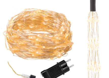 Kerstverlichting - Kerstboomverlichting - Engelenhaar - 300 LED - Warm Wit