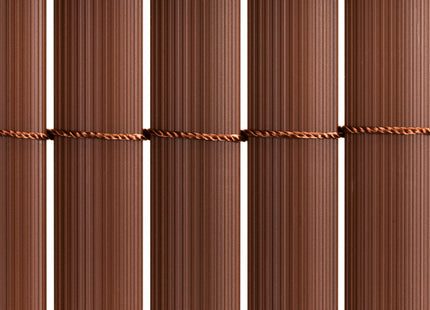 Afdekprofiel - U Vorm - Kunststof - 100 Cm - PVC - Afdekking - Terras - Schutting - Bruin