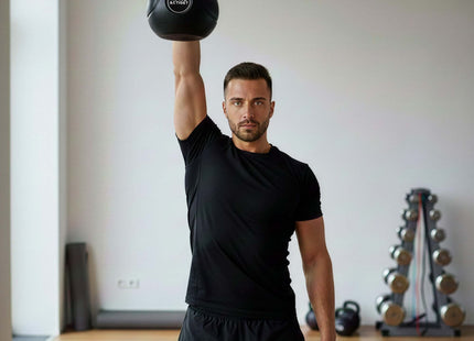 Actiget® Kettlebell | Ergonomische Handgreep | Zwart | 16 kg