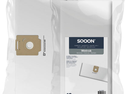 SQOON - Wetrok Monovac Durovac 9/11 series stofzuigerzakken - 10 stuks
