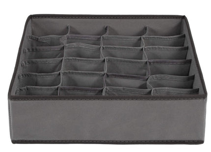 Lade Organizer | 24 Vakken | Grijs | 33 x 33 cm