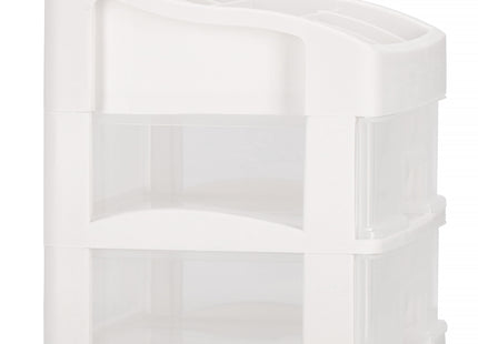 Make Up Organizer | Sieradendoos | Meerdere vakken | Lade Kast | Wit | 23x16,5x20cm