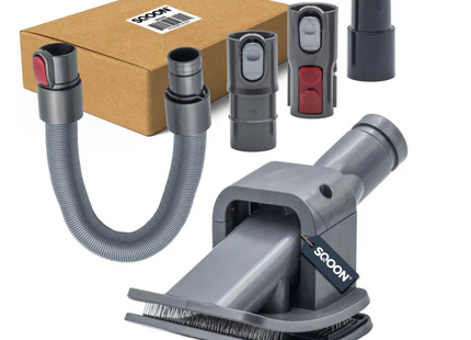 SQOON® - Huisdierverzorgingsset geschikt voor Dyson V8, V10, V11 en V12 - 5-delig - Model 972205-01 - in doos
