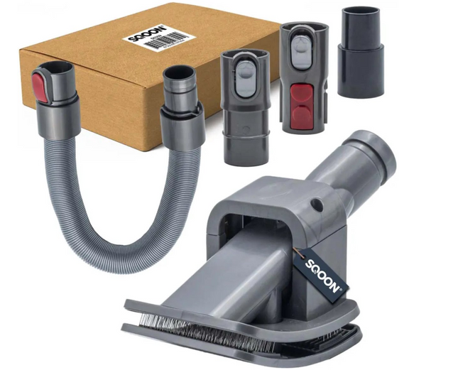 SQOON® - Huisdierverzorgingsset geschikt voor Dyson V8, V10, V11 en V12 - 5-delig - Model 972205-01 - in doos