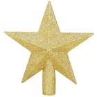 Kerstboom Piek | Glitter | Ster | 15 cm | Goud