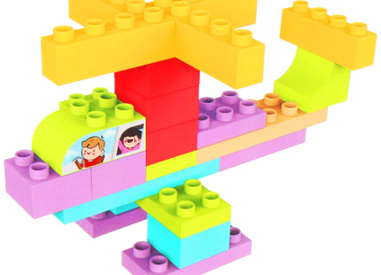 Constructiespeelgoed - Bouwspeelgoed - Bouw- en montageblokken voor kinderen - Leerzaam - Meerkleurig - 126 Stuks