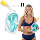 Snorkelmasker - Duikmasker - Duikbril - Camerahouder - Snorkel - Face Masker - L/XL - Transparant