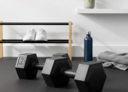 Dumbbell Set - 5 KG - Zwart - Oefengewichten