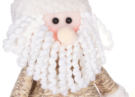 Kerstkabouter | 1 Stuk | Verstelbaar In Hoogte | Wit | 57-80 cm