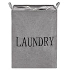 Wasmand - Opbergmand  - Kledingmand - Organizer - Handvatten - Laundry - Grijs