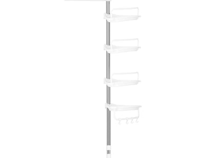 Doucherek - Doucerek Zonder boren - 254 CM - 320 CM - 4 Niveaus -  Wit