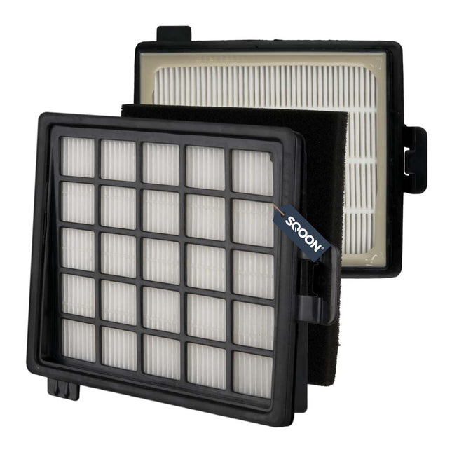 SQOON® HEPA-Filter Geschikt voor Philips FC8071 – Vervanging voor FC8140–FC8149 - Stofzuigerfilter