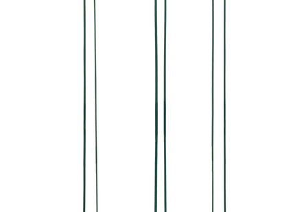 Plantensteun - Metaal - Bloemen - Groen - Set Van 3 - 100 Cm