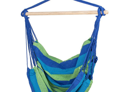 Hangstoel | Binnen & Buiten | Belastbaar tot 150 kg | 150 x 100 cm | Blauw/Groen