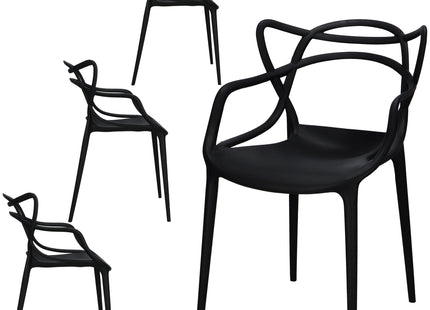 Scandinavische Stoel  - Woonkamer - Keuken - Eetkamer - Interieur - Binnenshuis - Buitenshuis - Zwart