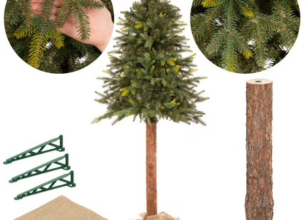 Kunstkerstboom Op Stam | Dennenhout | 150 cm | Zonder Verlichting