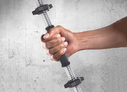 Korte Halterstang | Barbell | Chroomstaal | 45 cm | 0.8KG