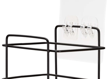 Doucherekken - Badkamerplanken - RVS - Zwart - Driehoekig - 3 Kg - 5 Stuks