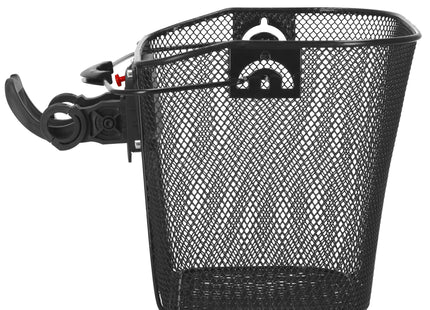 Fietsmand - Kliksysteem - Metaal - Zwart - 6 Kg