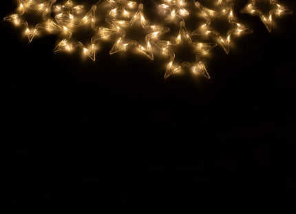 Sterrengordijn | 2 m | 138 LED | Warm Wit | Koppelbaar