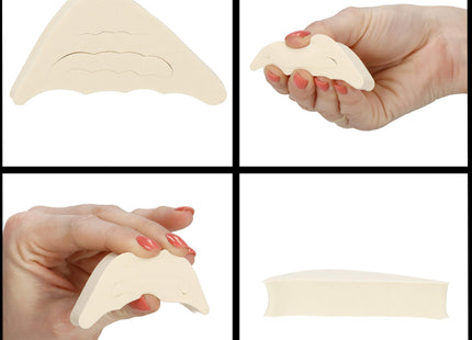 Voorvoetkussen - Schoenvuller - Inlegzool -Pijnverlichting -  Pads - Filler - Hakken - Crème - 2 Stuks