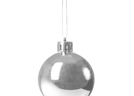 Kerstballen | 20 Stuks | 4 cm | Zilver