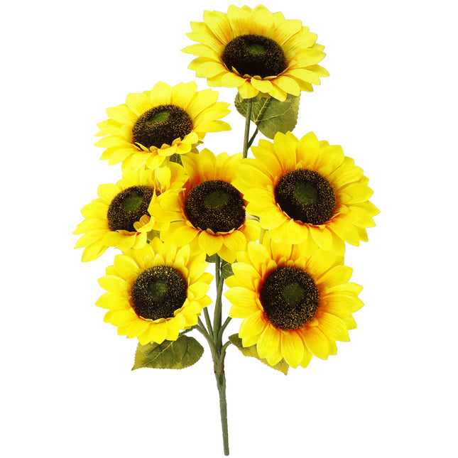 Kunstbloem - Kunstplanten - Kunstzonnebloemen - Inclusief Pot - 2 Stuks - Decoratief