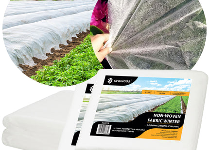 Vliesdoek - Plantenbescherming - 50g/M2 - 10x1.1 M - Wit