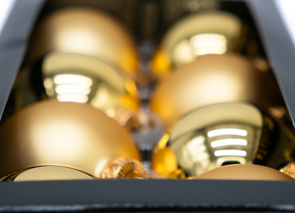 Kerstballen Glas | 8 Stuks | Glas | Mat | Glans | Goud