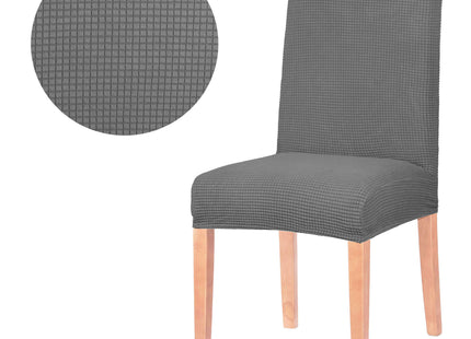 Stoelhoes - Voor Eetkamerstoelen - Met Stretch - Rooster - Grafiet