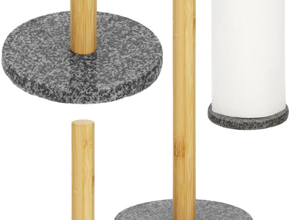 Keukenrolhouder | Keukenrol | 29.5 cm | Naturel/Grijs