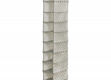 Kast Organizer | 10 Planken | Grijs/Wit