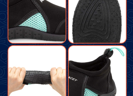 Waterschoenen - AQUA Shoes - Sneldrogend - Rubber - Unisex - Zwart - Maat 40
