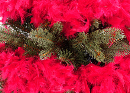 Kerstboa | Kerstslinger | 1,8 m | Rood