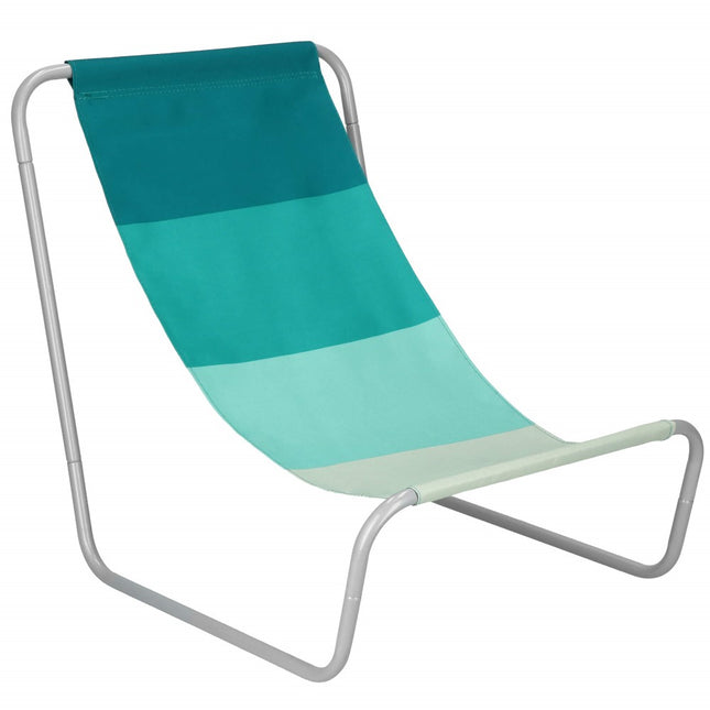 Ligstoel | Strandstoel | Ligbed | Inclusief Draagtas | Blauwtinten