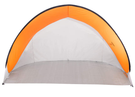 Strandtent | Pop-Up Strandtent | UV Filter | Inclusief Draagtas | 200 x 120 x 110 cm | Wit/Oranje