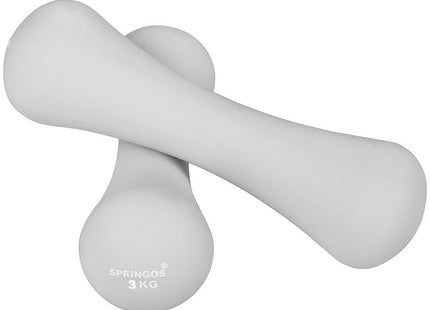 Dumbbell Set - 6 kg - Grijs
